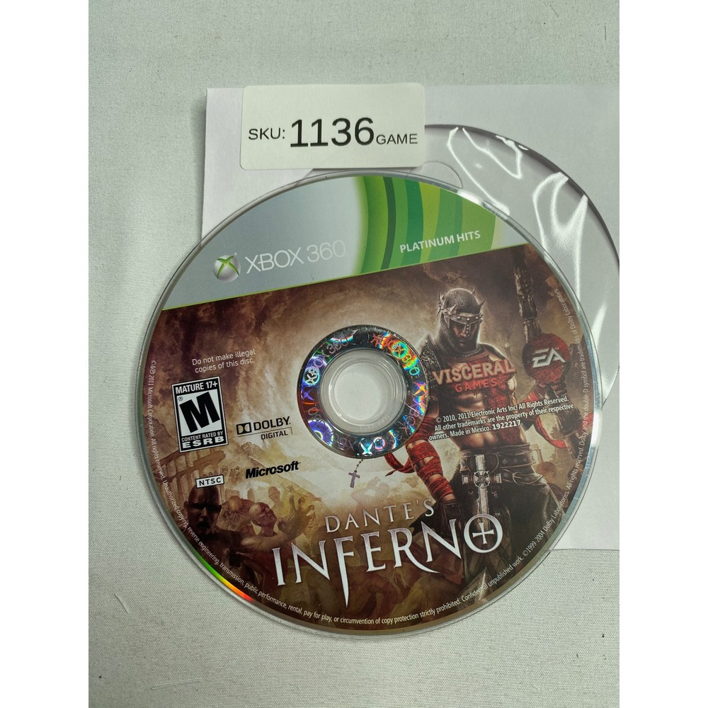 Dante's Inferno Xbox 360